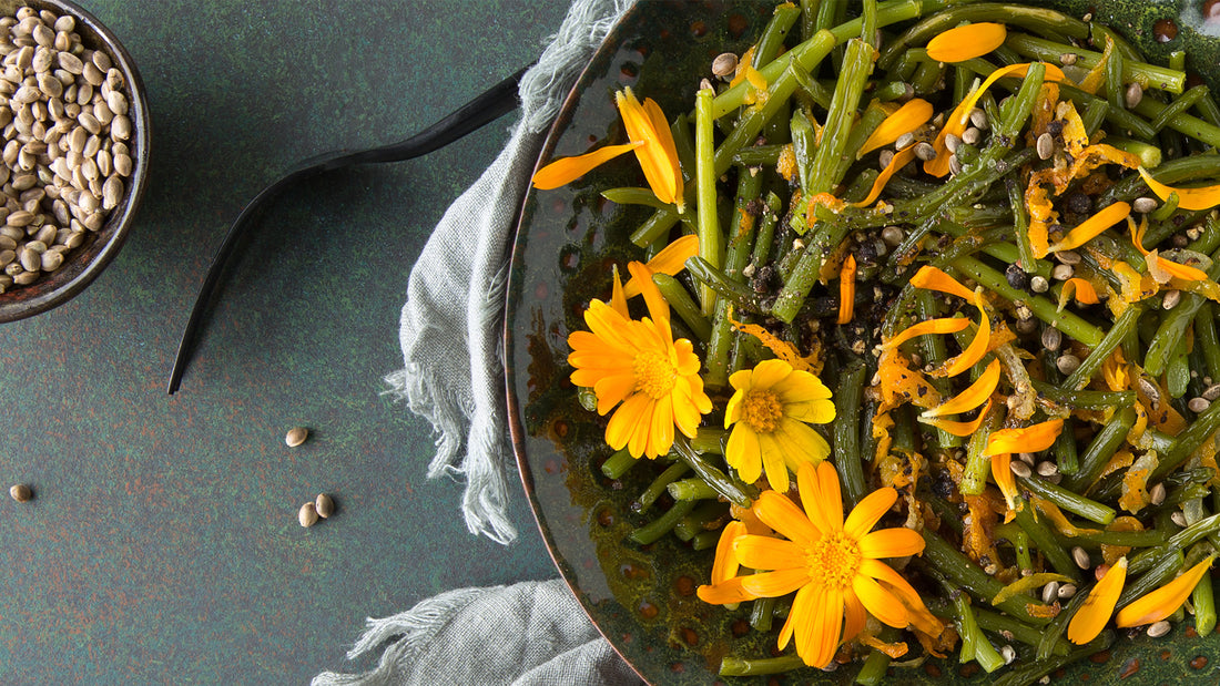 CALENDULA FLOWER SALAD