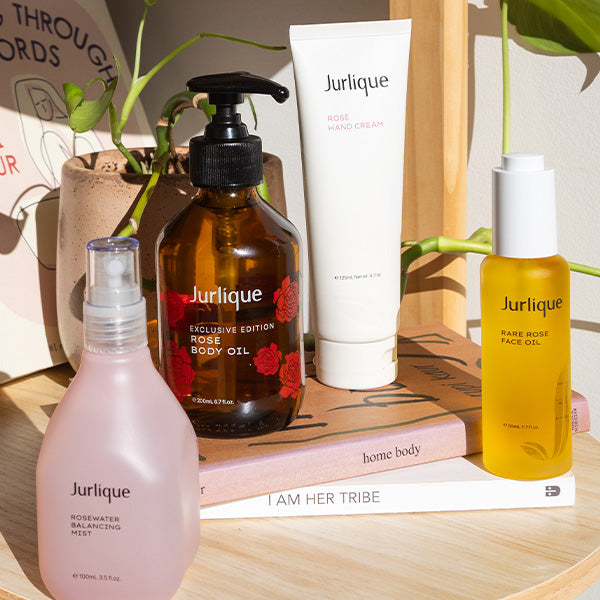 Explore our range of rose-infused products